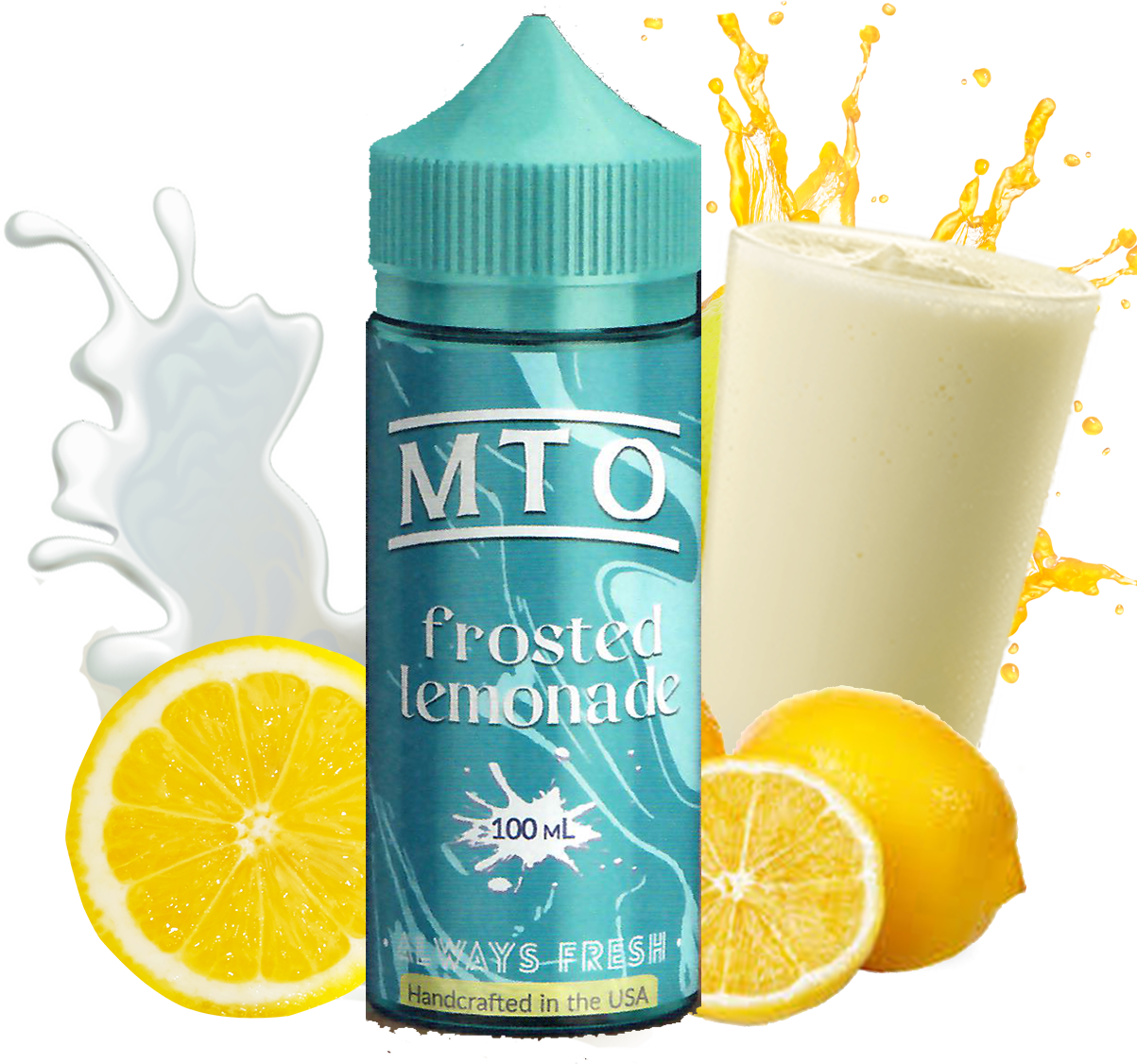 MTO - Frosted Lemonade - 100ML Vape Juice - Frosted Lemonade Cream Lemon