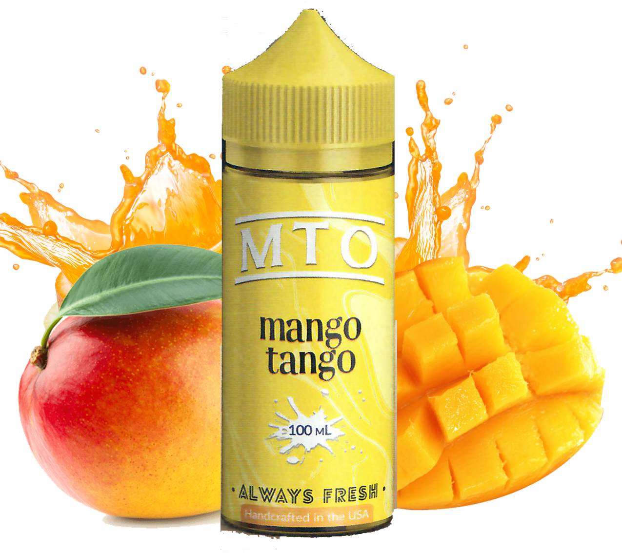 MTO - Mango Tango - 100ML Vape Juice - Mango Juice Plastic Bottle