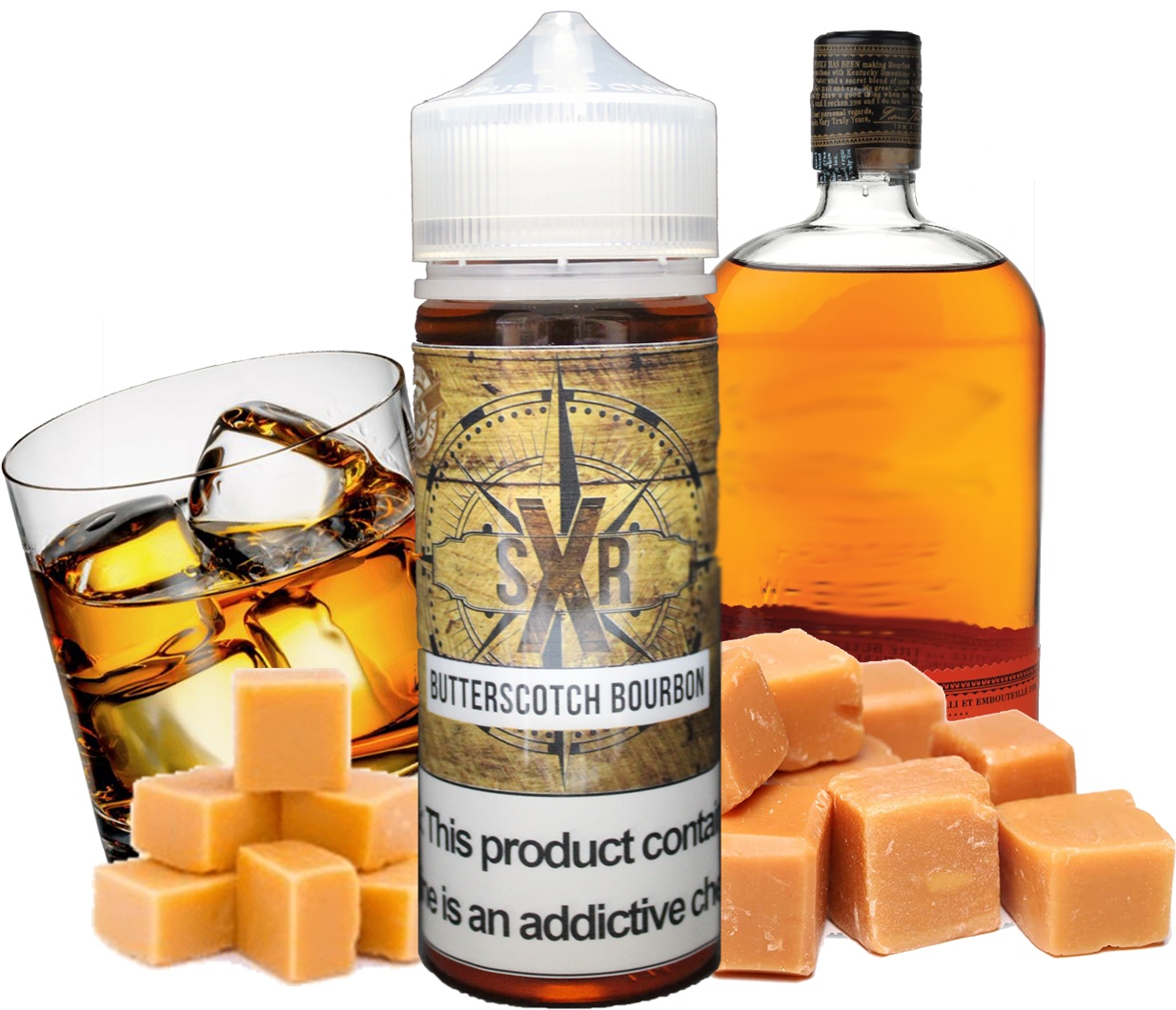 SXR - Butterscotch Bourbon - 120ML Vape Juice