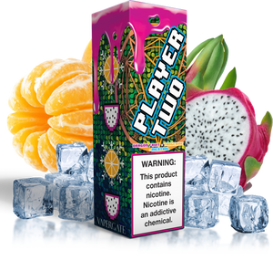 Vapergate - Player Two - 120ML Vape Juice - Plastic Bottle with Dragon Fruit Tangerine Menthol