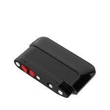 Suorin - Air Plus - Replacement Cartridges - One black Air Plus cartridge presented diagonally facing forward and leaning back just enough that the bottom can be seen too.