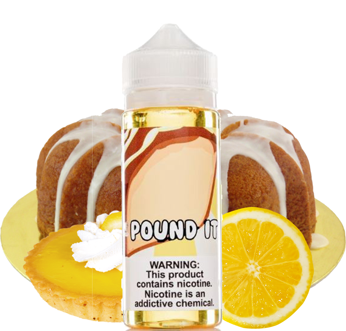 Food Fighter - Pound It - 120ML Vape Juice - Lemon Frosting Cake