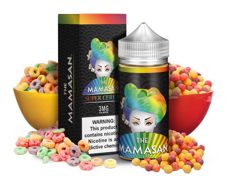 Mamasan - Super Cereal - 100ML Vape Juice - Fruit Loops Cereal Flavor