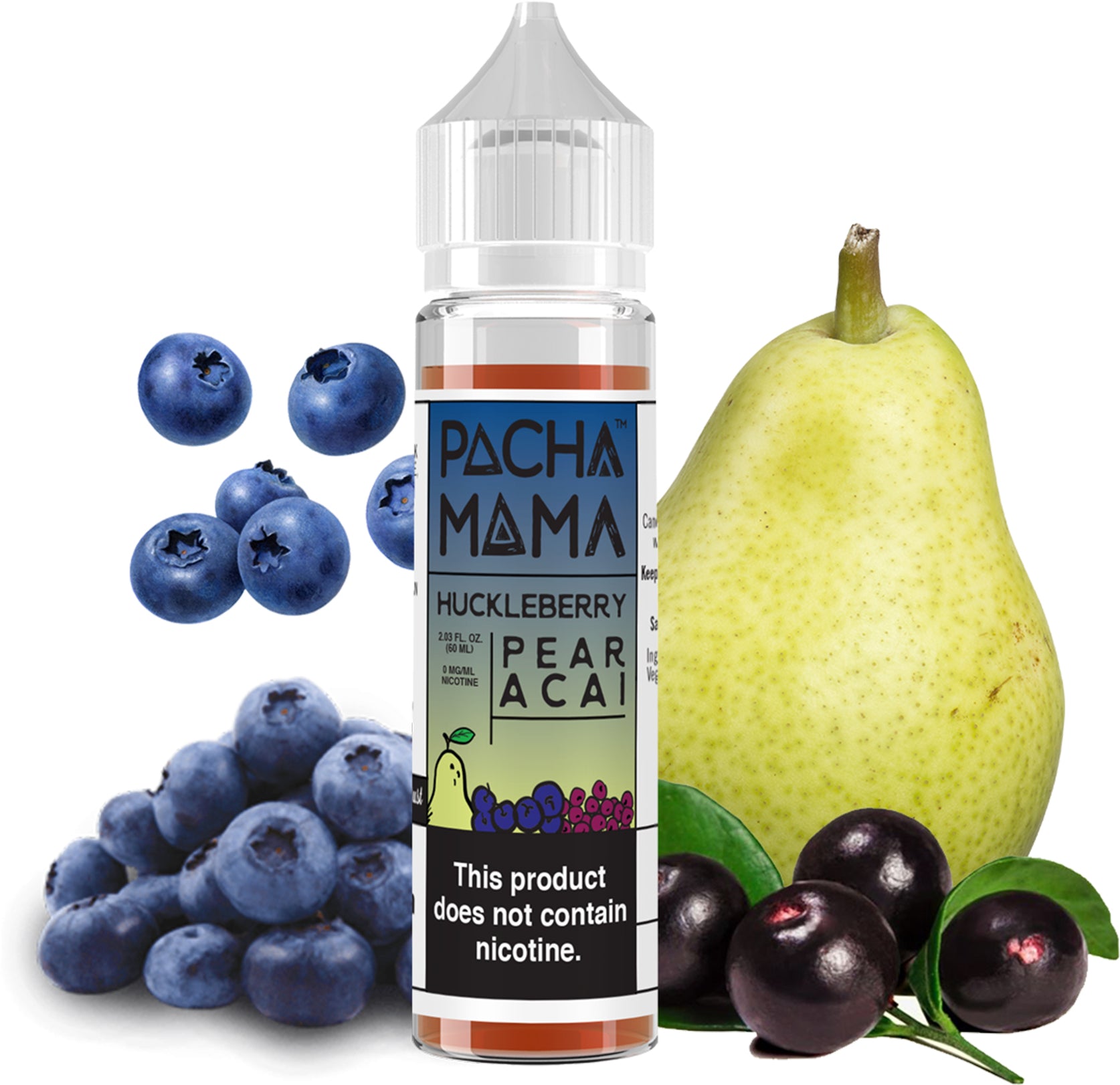 Pacha Mama - Huckleberry Pear Acai - 60ML Vape Juice