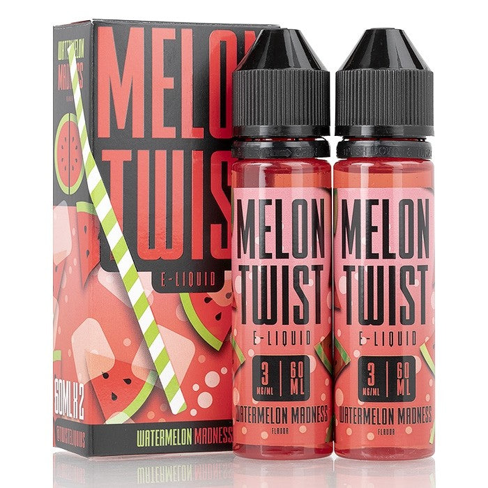 Melon Twist - Watermelon Madness - 120ML Vape Juice - Cloud City Vapes NC